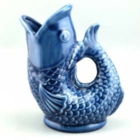 ozdobny wazon ceramiczny w kształcie ryby