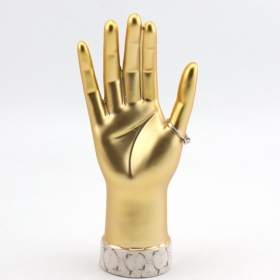ceramiczna, złota rączka z uchwytem na pierścień ręczny