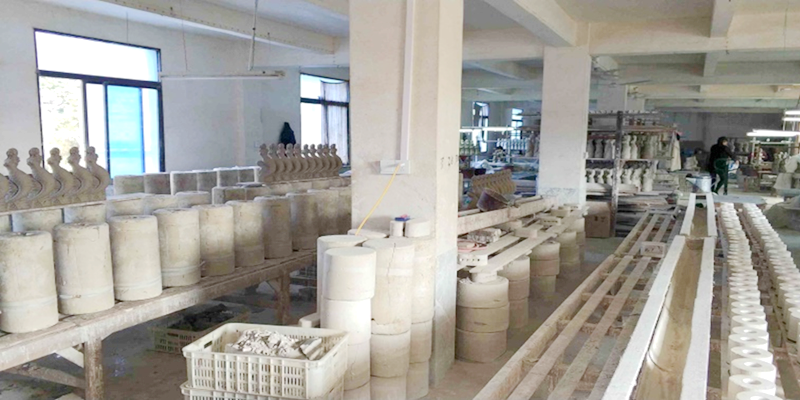 ceramic casting area