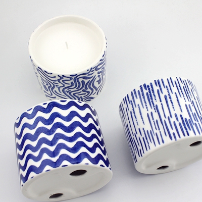 Home Decor Ceramic Candle Sets